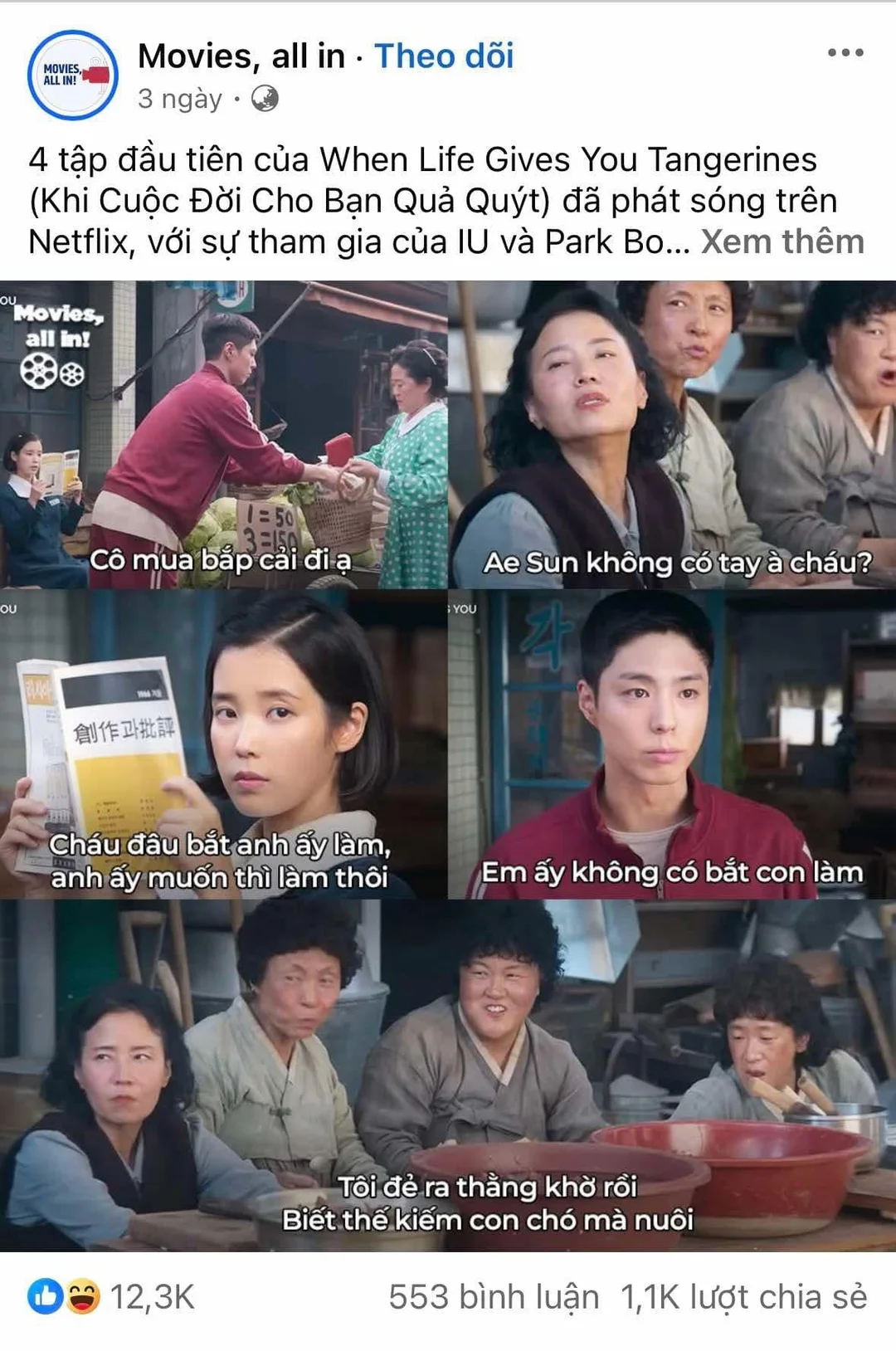 Phim truyền hình của IU và Park Bo Gum gây sốt toàn cầu